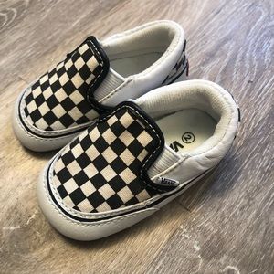 Baby size 2 vans booties/shoes